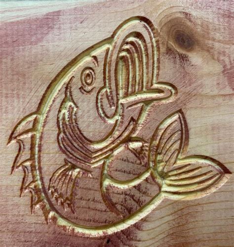 bass fish cnc machine|Cutting Bodies For Wood Lures .